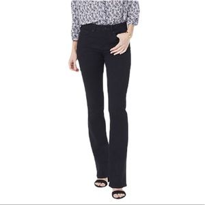 NWT NYDJ Barbara Bootcut Jeans Black 4